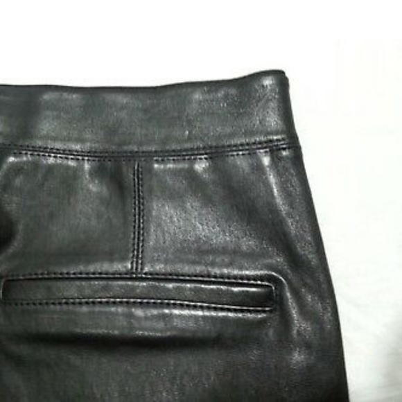 Helmut Lang Stretch Lambskin Leather Leggings - Picture 6 of 8
